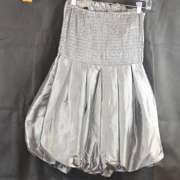 Silver Bubble Dress SZ S Daisy - Picture 3 of 5